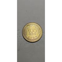 Колумбия 100 песос 2024