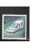 США-1989, (Мих.2069),   * (без клея) ,Почтовый конгресс, Космос,