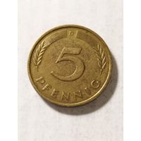 Германия 5 пфенинг 1977 D