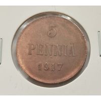 5 пенни 1917 г. Орел С рубля!