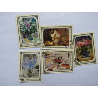 Цветы в произведениях русской и советской живописи.