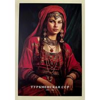 Открытка чистая 10х15 см. Иллюстратор Иван Михайлуц " Республики СССР "