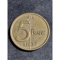 Бельгия 5 франков 1994
