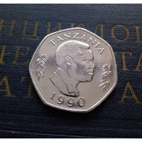 20 шиллингов 1990 Танзания #01 AU