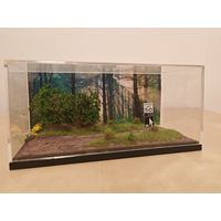 Диарама MoreArt лесная дорога 1/64