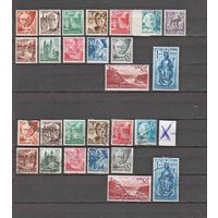 Германия.Французская зона оккупации(Рейлан-Пфальц).Стандарт 1948 ! ПОЛНАЯ серия в вариантах! Чистая(без наклеек ,с родным клеем) и гашеная(без одной марки) !ВЫСОКИЙ КАТАЛОГ!