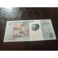 Ангола 5 кванза образца 2012 года AUNC p151a