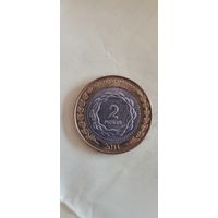 Аргентина 2 песос 2011