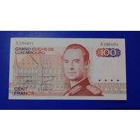 Люксембург 100 франков 1980