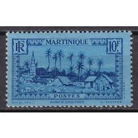 12.FrK. Франция. Колонии. Мартиника. Местные мотивы. 1933 г. 10 Fr. Mi.#153.