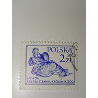 Польша 1979 Скульптура из Королевского замка в Варшаве работы Андре Лебрена.