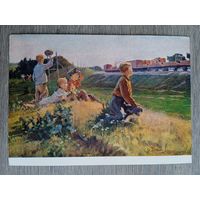 1958. дети. Гавриленко. (БССР). Идет эшалон