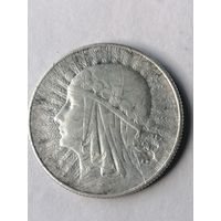 5 злотых 1933г.Ядвига