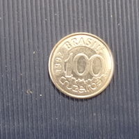 Бразилия 100 крузейро 1992 год ламантин - животный мир Бразилии