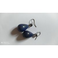 Серьги с лазуритом