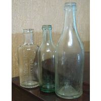 Три бутылочки Германия, ПМВ. Надписи.