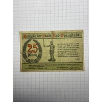 Нотгельд 25 пфеннигов Германия -3012