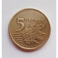 Польша. 5 грошей 2010 г.