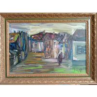 Живопись.Владимир Акулов (1954-2026).Каунас.2009г.Холст.Масло.Размер 40на 60см.