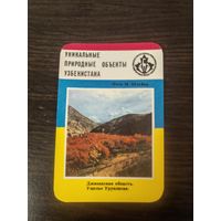 Календарик,узбекистан,1988