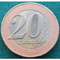 Ангола. 20 кванза 2014 год  KM#111  "351 год со дня смерти королевы Нйинги Мбанди"