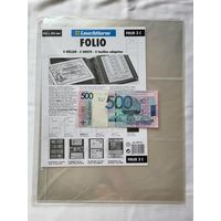 Leuchtturm C3 Folio Листы для банкнот на 3 ячейки! Целая пачка 5 штук! Германия, Лёйхтурм, Leuchtturm! ВОЗМОЖЕН ОБМЕН!