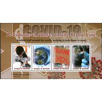 2020 Антигуа и Барбуда 5871-5874KL Медицина - Covid-19 18,00 евро