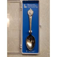 Спортивный сувенир зимней олимпиады 1980г. Lake-Plasid USA.