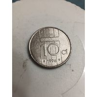 Нидерланды 10 центов 1996