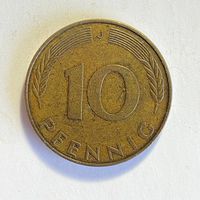 ФРГ 10 пфеннигов 1983 J