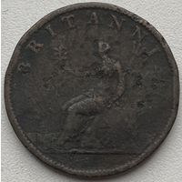 Великобритания 1/2 пенни 1806 г. Георг III