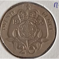 Великобритания. 20 пенсов 1995 года