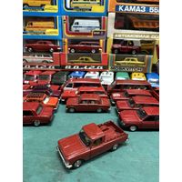 Москвич Пикап в дополнении к саратовской линейке красного цвета розыгрыша днём раннее, Тантал, Агат, Саратов с рубля.