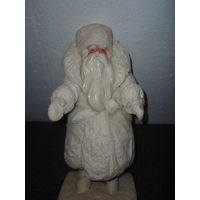 Старинный Дед Мороз. СССР. 32 см. Папье-маше и Вата