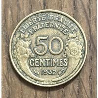 Франция 50 Сантимов 1932г.