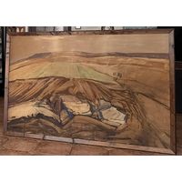 Цвирко (Нар.худ.);200/140см;1973г;"Ритмы",1973г. ДВП,темпера.Вероятно,Нёманский край. 200х140 см.