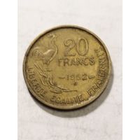 Франция 20 франков 1952