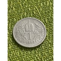 Австро-Венгрия 1 крона 1893 г, ( Франц Иосиф I )