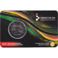 2 евро 2025 Бельгия Автотрасса Спа-Франкоршам блистер BU