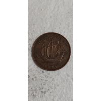 Великобритания 1/2 пенни 1944