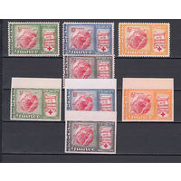 Красный крест. Космос. Гвинея. 1963. 4 марки (с/з и б/з). Lollini N 1400 GUI (56,5 е).