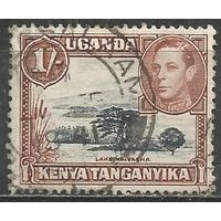 Кения Уганда и Танганьика. Король ГеоргVI. Озеро Найваша. 1938г. Mi#66.