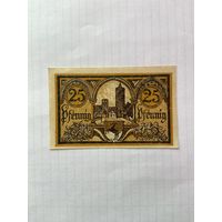 25 пфенигов (нотгельды) Германия г.Ютербог -1402