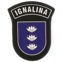 Нарукавный знак литовской полиции,город Игналина