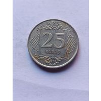 Турция. 25 Куруш 2016 года. (4).