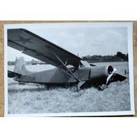 Фото из СССР. " Недотянул он до посадочных огней... ". 13х18 см