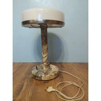 Лампа настольная, кабинетная, мрамор. Сталинский ампир. 50-е годы СССР