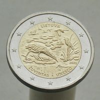 Литва 2 евро 2021 Биосферный резерват Жувинтас