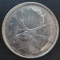 Канада 25 центов 2006. UNC (1.1.9).