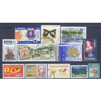 [2814] Румыния после 1991г. 12 гашеных марок.